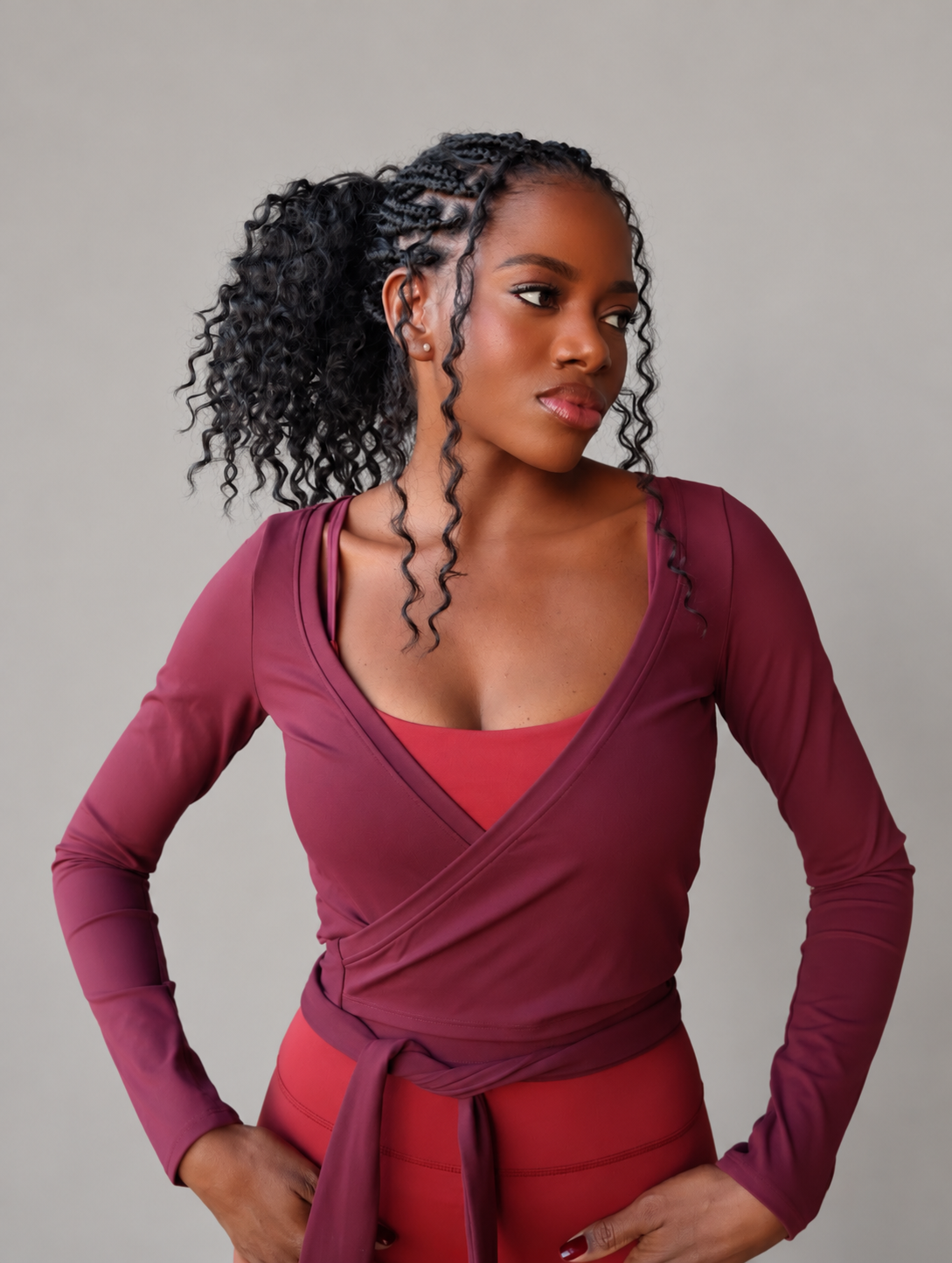Elegance Wrap Top