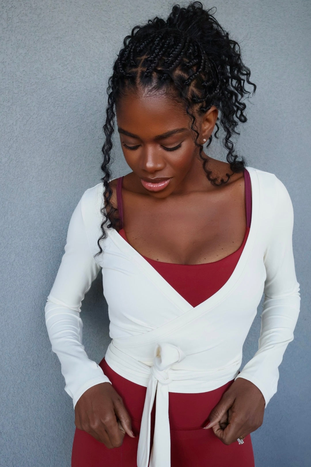 Elegance Wrap Top
